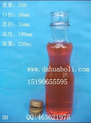 230ml葫芦麻油玻璃瓶