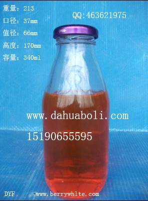340ml果茶饮料玻璃瓶