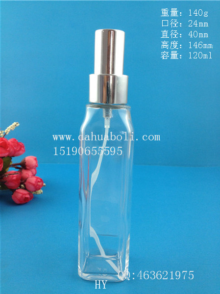 120ml长方形香水玻璃瓶