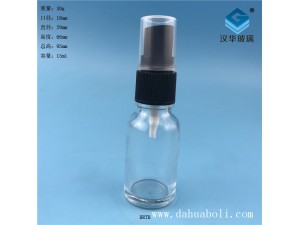 15ml透明玻璃喷雾精油分装瓶